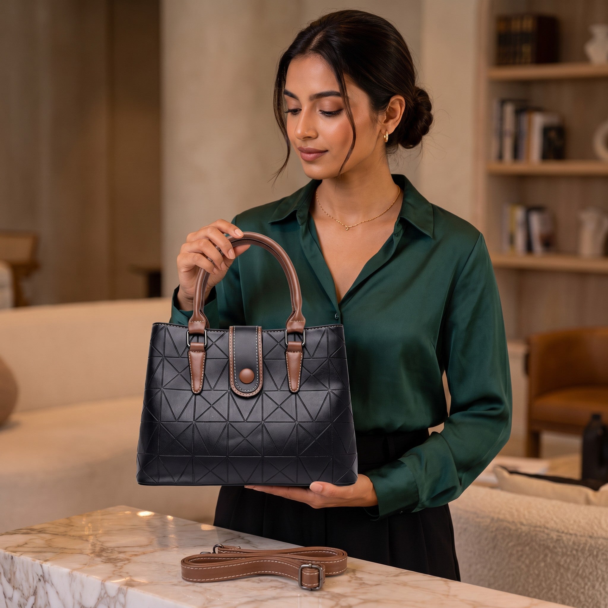 Premium Women's Satchel Bag // Ladies Purse –AK 003-1-38