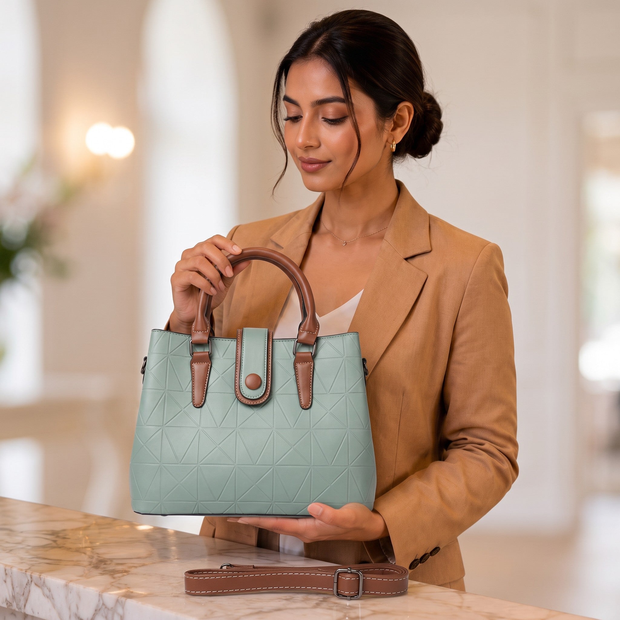 Premium Women's Satchel Bag // Ladies Purse –AK 003-1-38