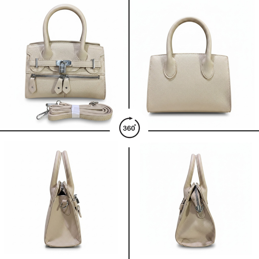 Women's Premium Top Handle Satchel Bag // Ladies Purse-AK222-1-33