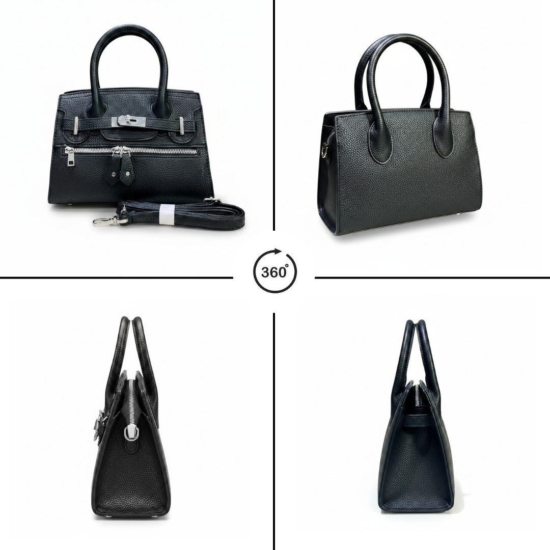Women's Premium Top Handle Satchel Bag // Ladies Purse-AK222-1-33