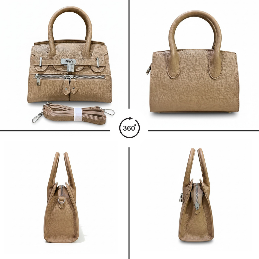 Women's Premium Top Handle Satchel Bag // Ladies Purse-AK222-1-33
