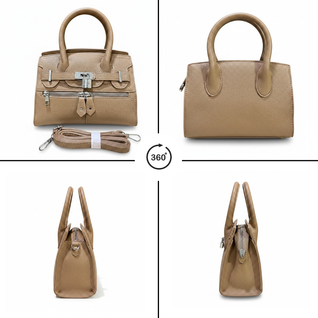 Women's Premium Top Handle Satchel Bag // Ladies Purse-AK222-1-33