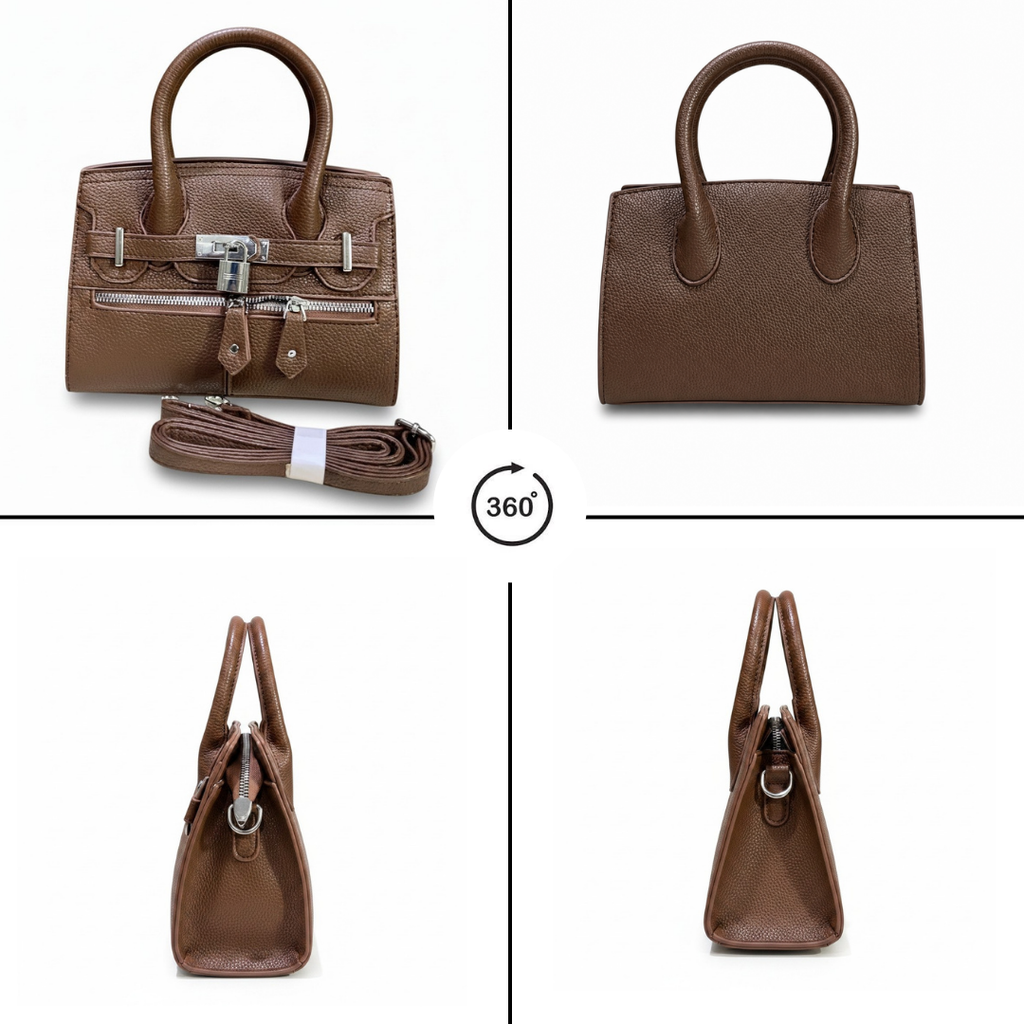 Women's Premium Top Handle Satchel Bag // Ladies Purse-AK222-1-33