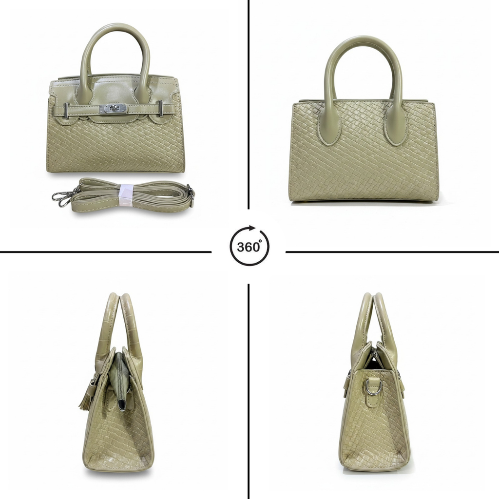 Women's Elegant Structured Satchel Handbag // LADIES PURSE – AK 222-2-35