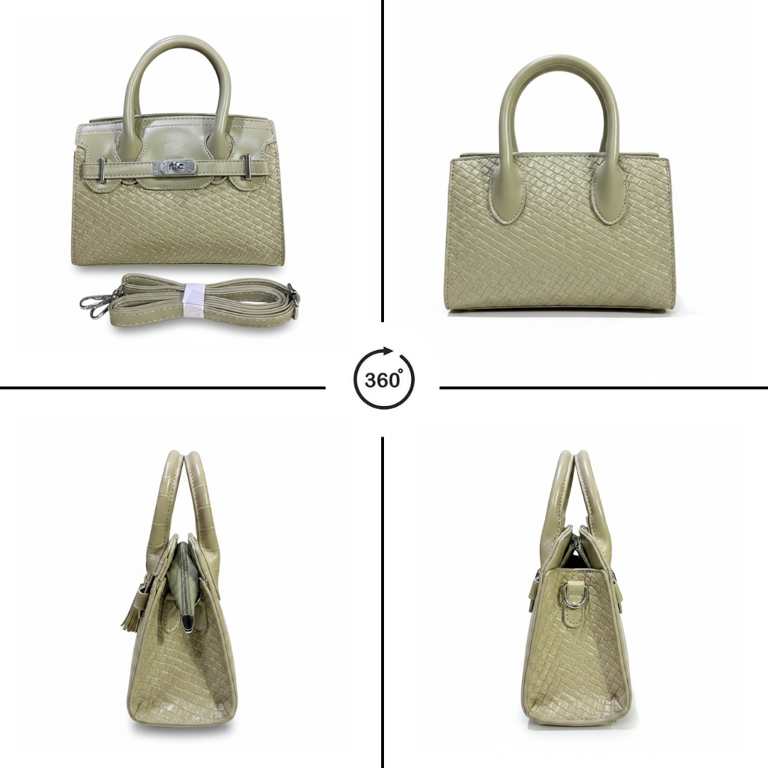 Women's Elegant Structured Satchel Handbag // LADIES PURSE – AK 222-2-35