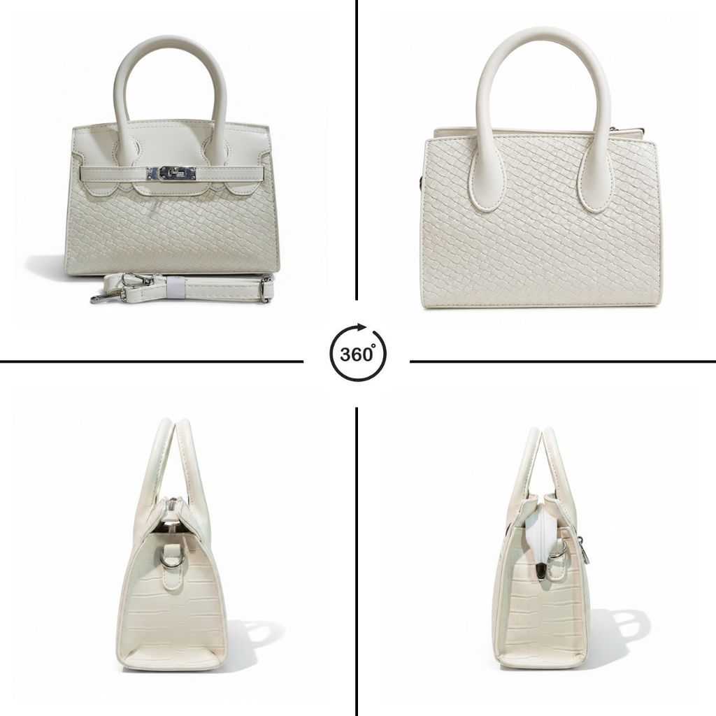 Women's Elegant Structured Satchel Handbag // LADIES PURSE – AK 222-2-35