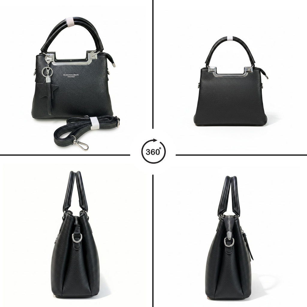 Women's Chic Structured Tote & Satchel Bag // Ladies Purse –AK 222-3-42