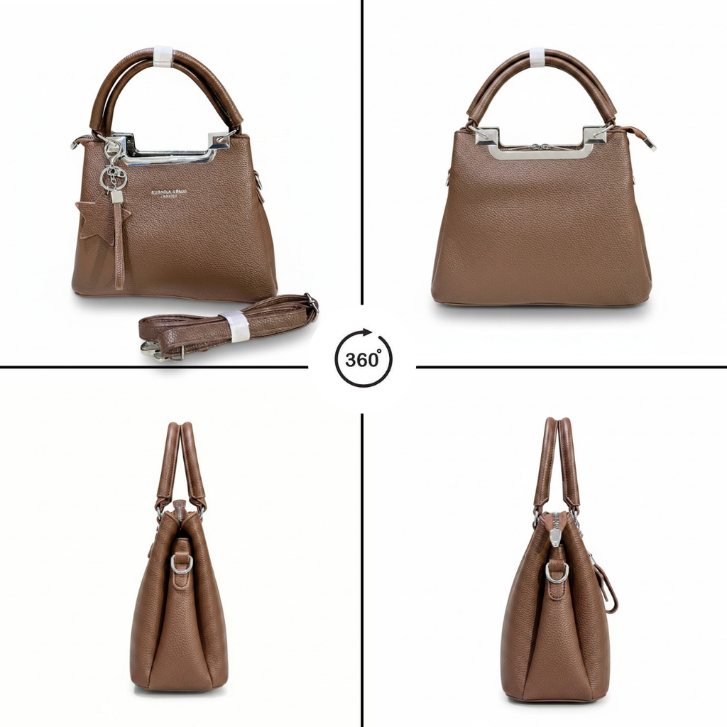 Women's Chic Structured Tote & Satchel Bag // Ladies Purse –AK 222-3-42