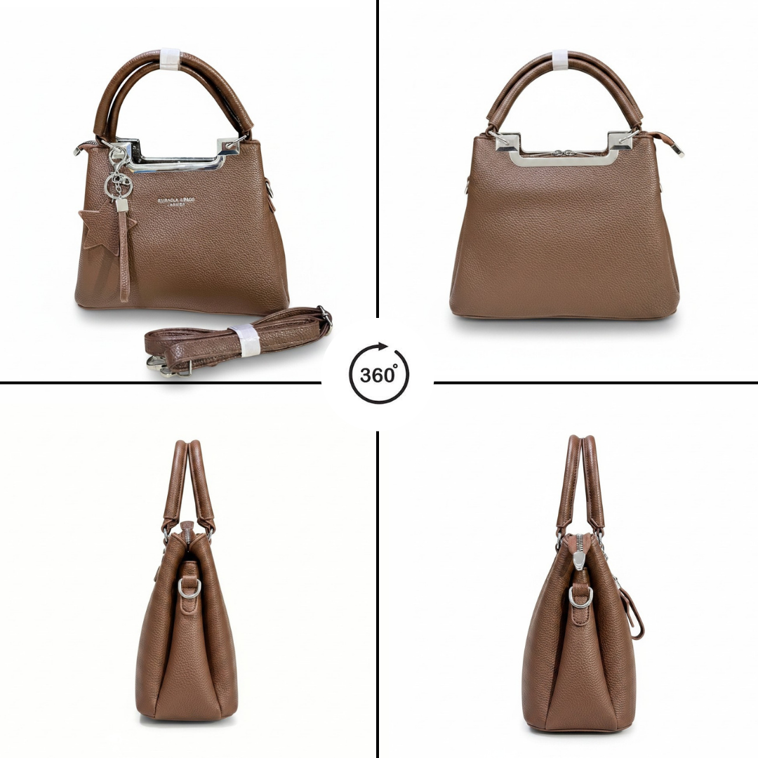 Women's Chic Structured Tote & Satchel Bag // Ladies Purse –AK 222-3-42