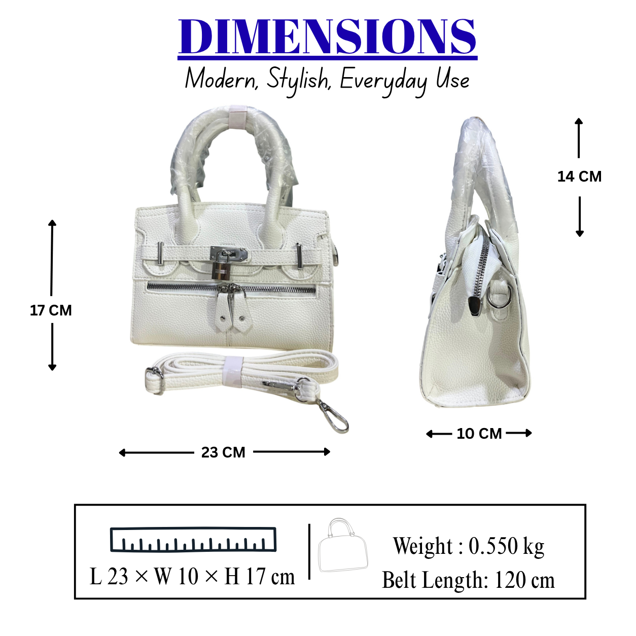 Women's Premium Top Handle Satchel Bag // Ladies Purse-AK222-1-33