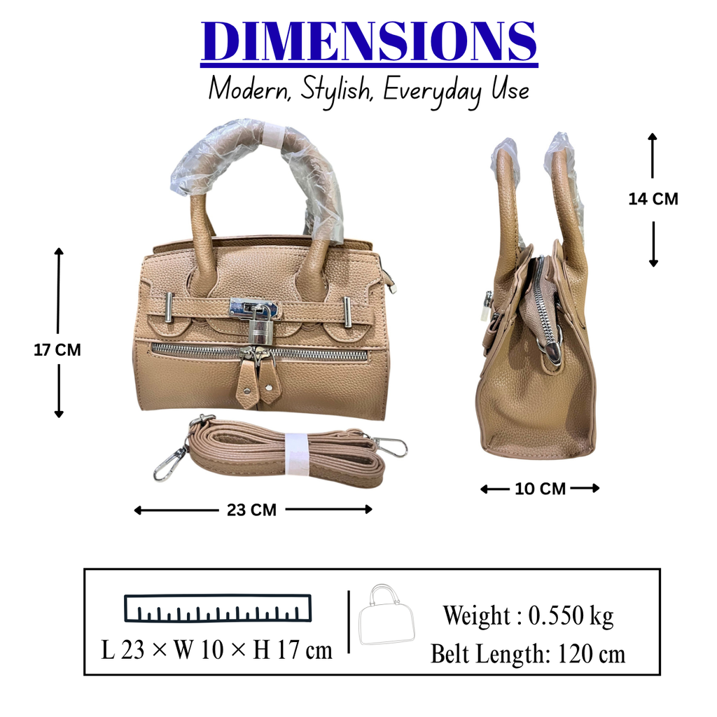 Women's Premium Top Handle Satchel Bag // Ladies Purse-AK222-1-33