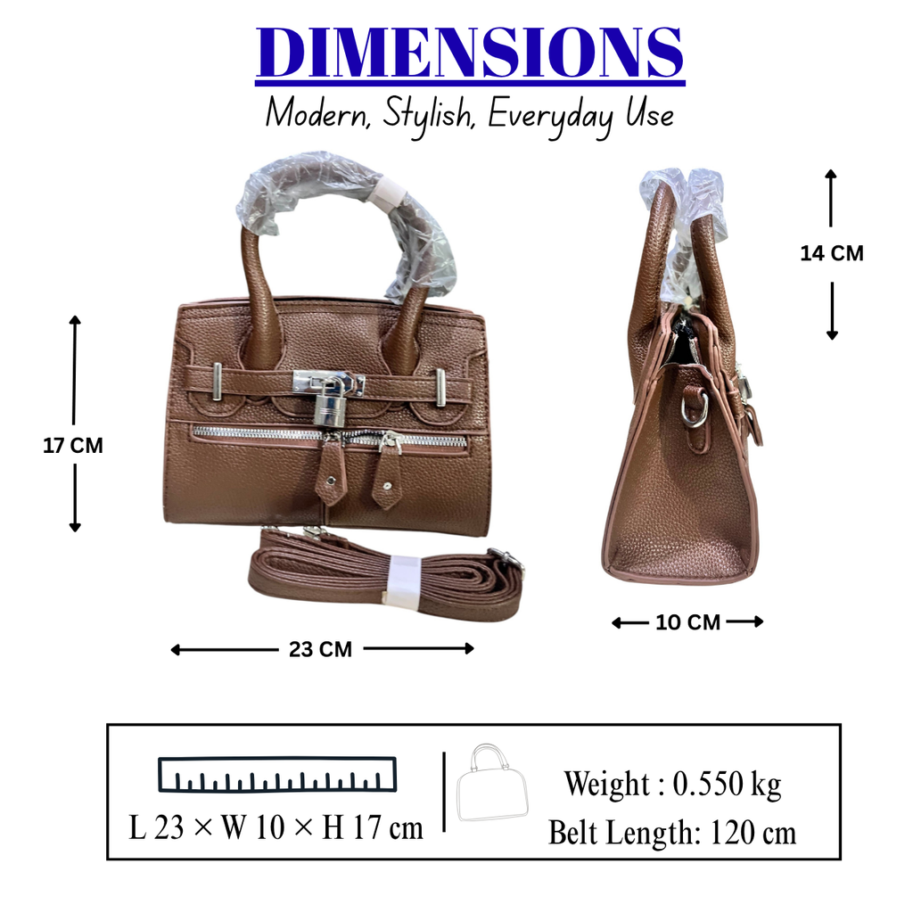 Women's Premium Top Handle Satchel Bag // Ladies Purse-AK222-1-33