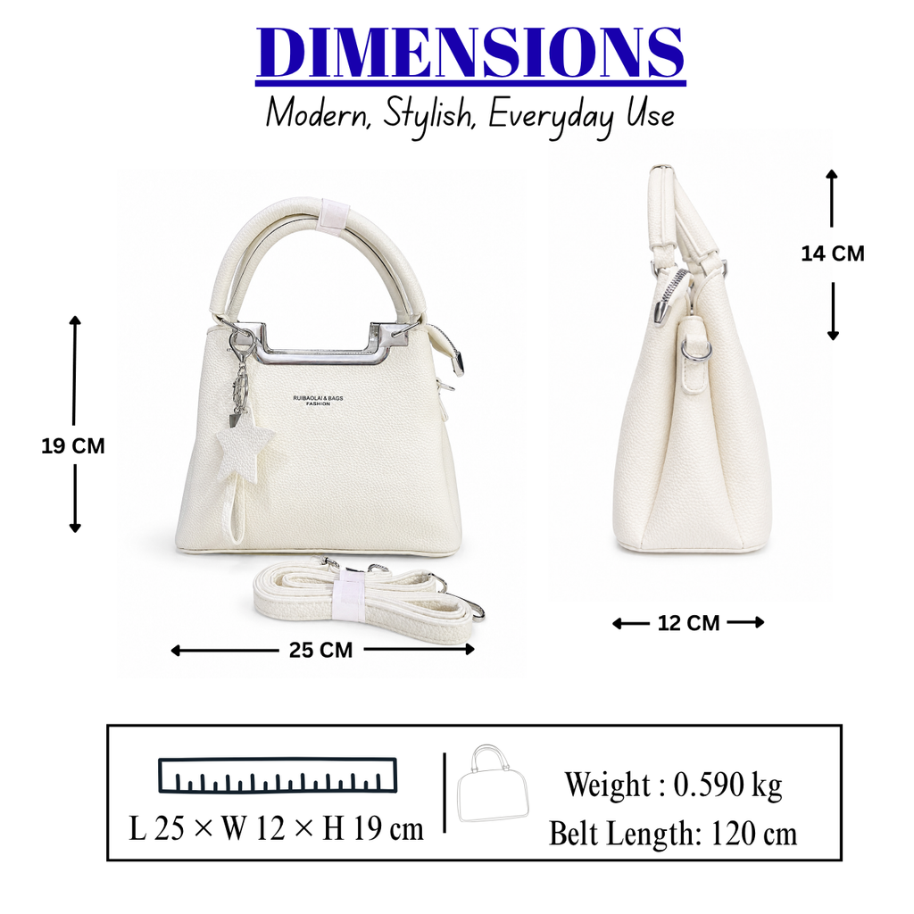 Women's Chic Structured Tote & Satchel Bag // Ladies Purse –AK 222-3-42