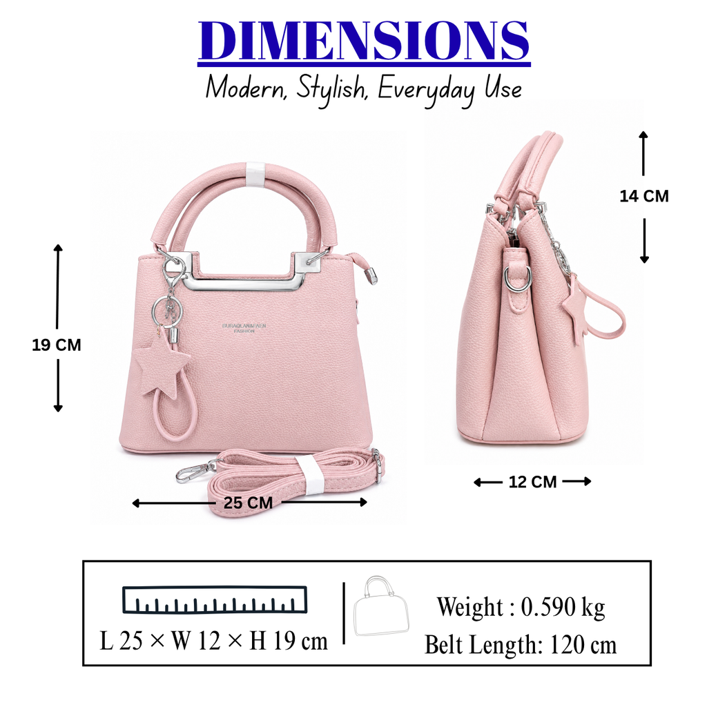 Women's Chic Structured Tote & Satchel Bag // Ladies Purse –AK 222-3-42
