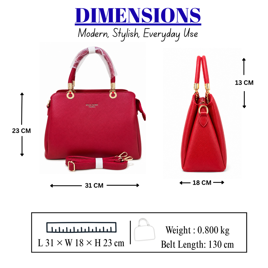 LuxeCarry Women's Satchel Handbag-AK 8851-47