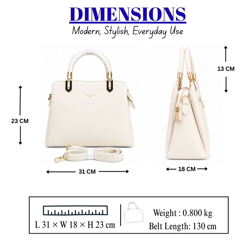 LuxeCarry Women's Satchel Handbag-AK 8851-47