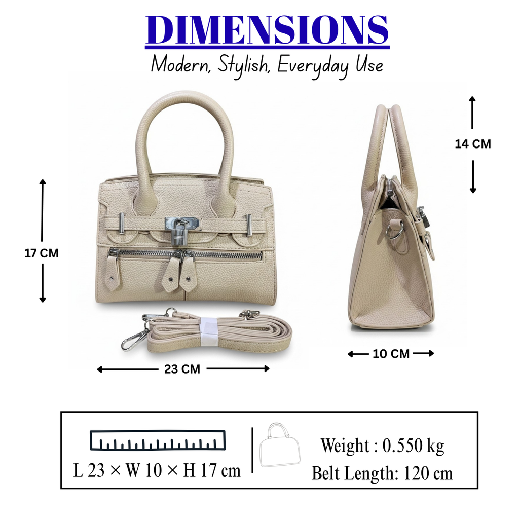 Women's Premium Top Handle Satchel Bag // Ladies Purse-AK222-1-33
