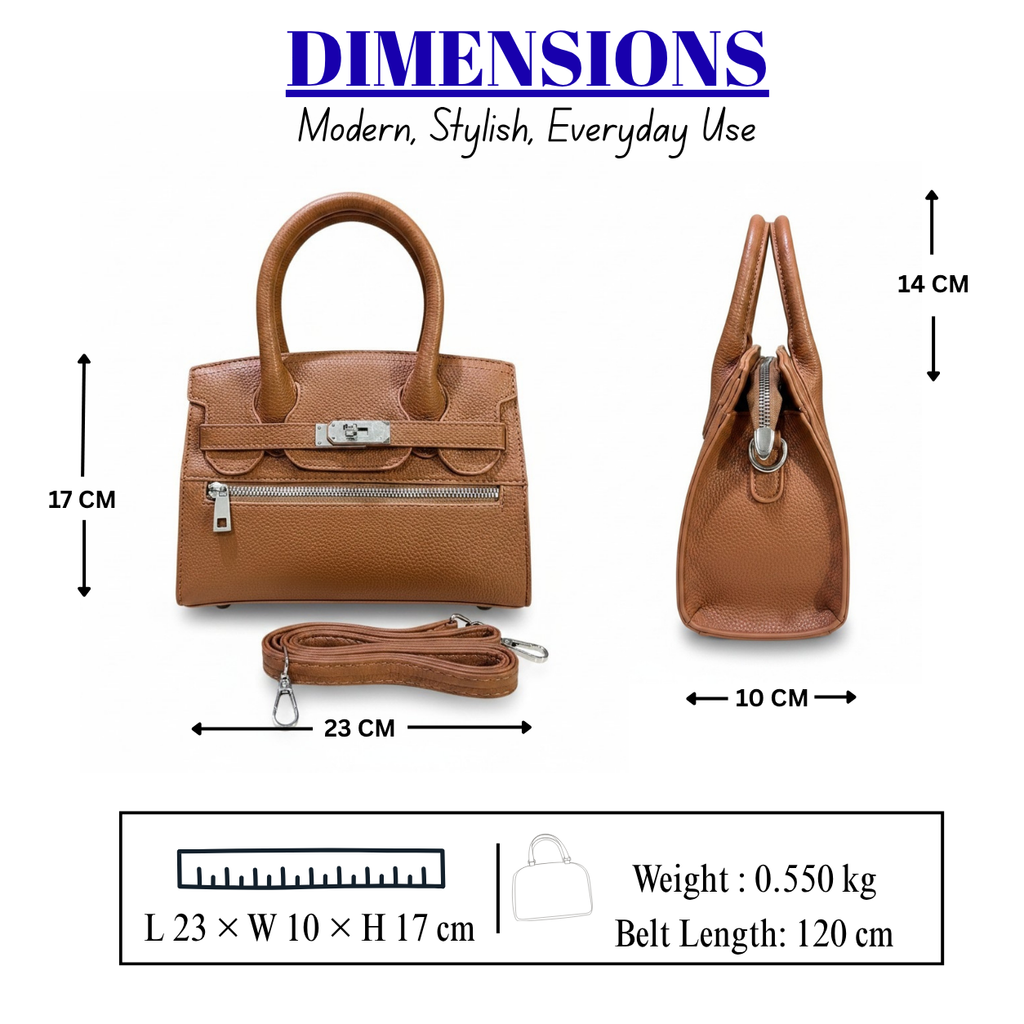 Women's Premium Top Handle Satchel Bag // Ladies Purse-AK222-1-33