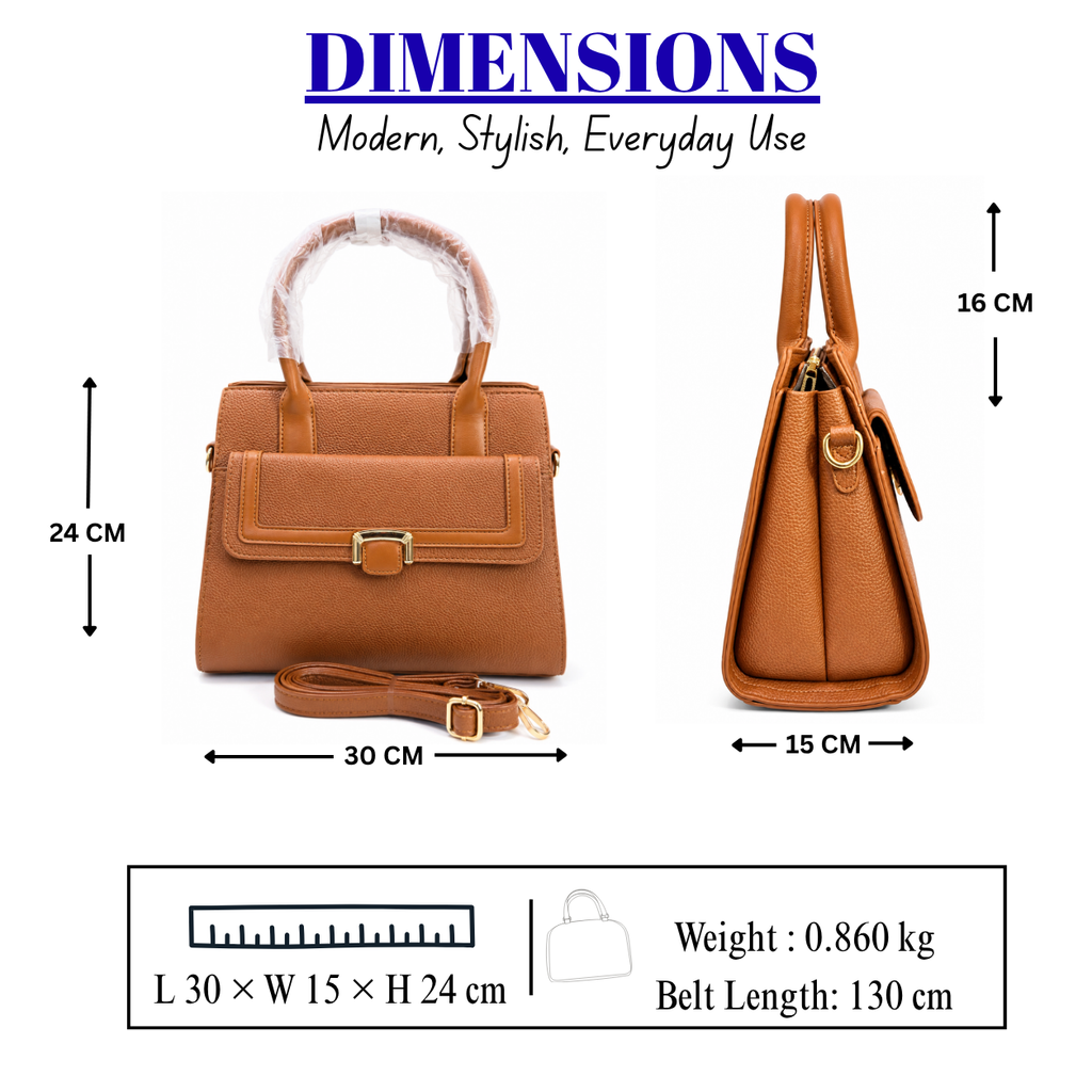 Women's Luxury Textured PU Leather Handbag//LADIES PURSE-AK771-2-41