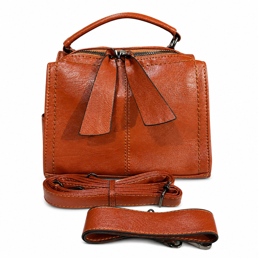 Women’s Premium Leather Crossbody Shoulder Bag – Small Stylish Messenger Handbag AKP-8828-1