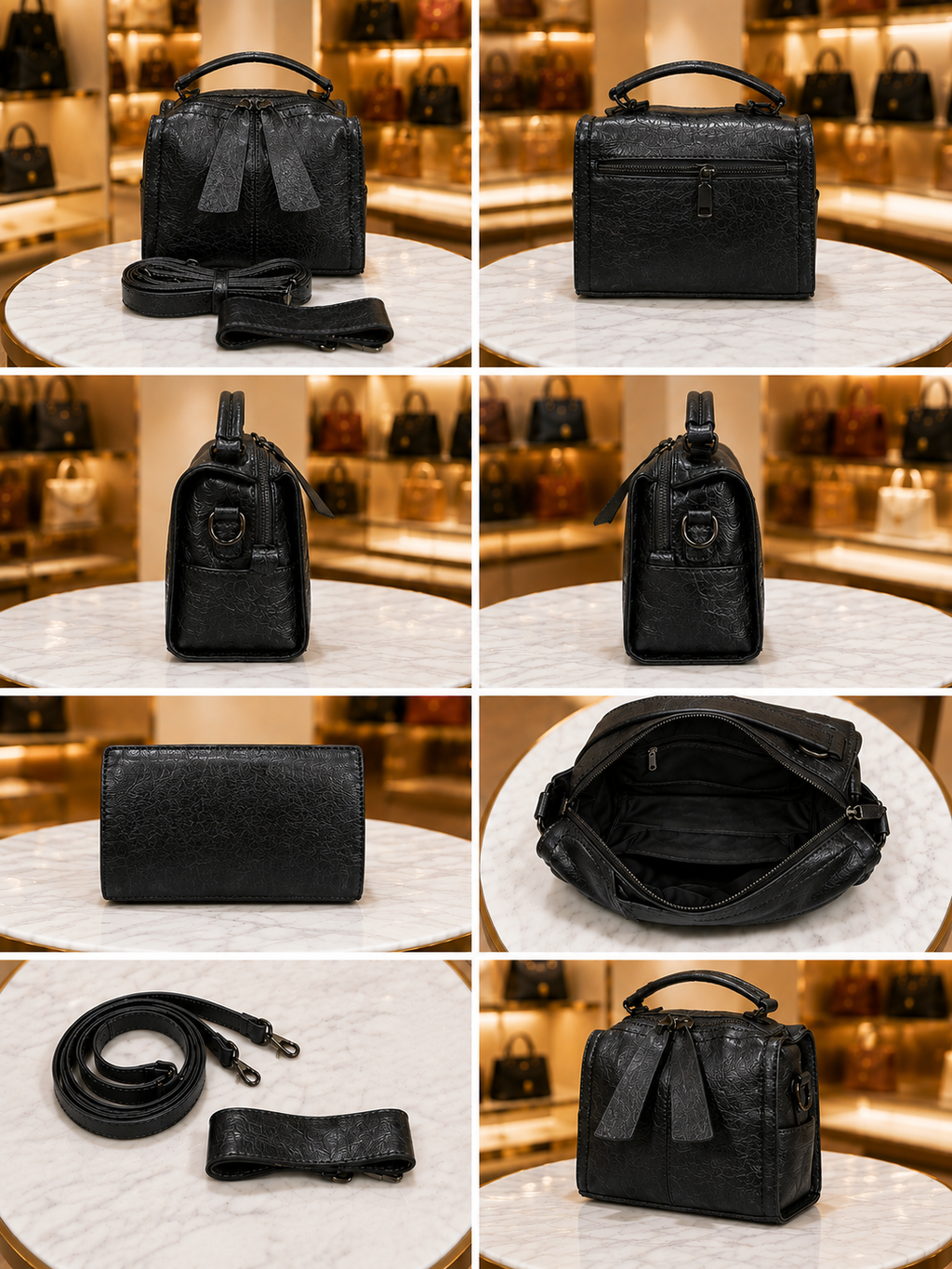 Women’s Premium Leather Crossbody Shoulder Bag – Small Stylish Messenger Handbag AKP-8828-1