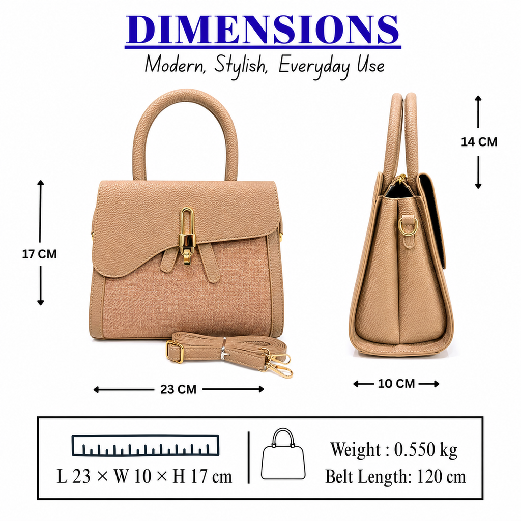 Elegant Women's Satchel Handbag // Ladies Purse – AK 771-1-43