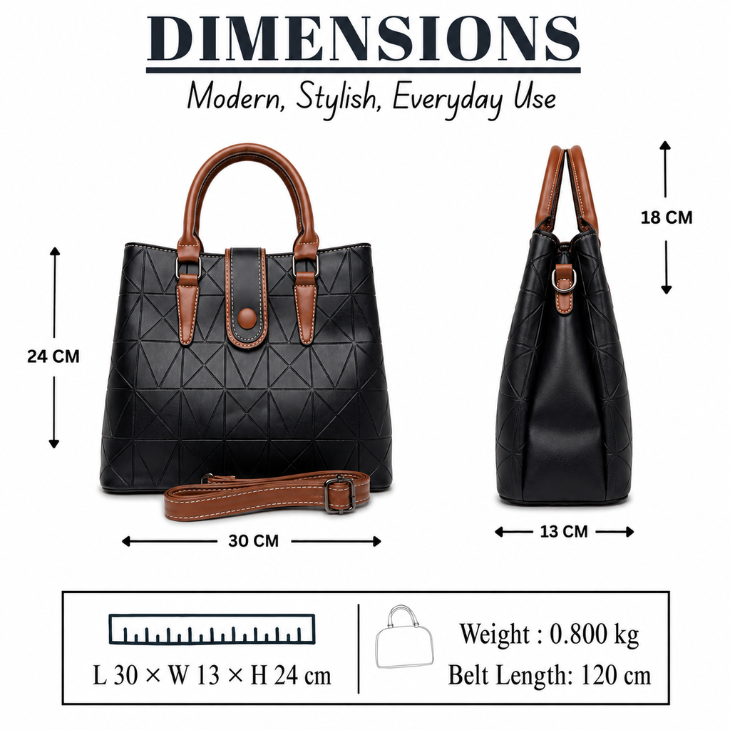 Premium Women's Satchel Bag // Ladies Purse –AK 003-1-38