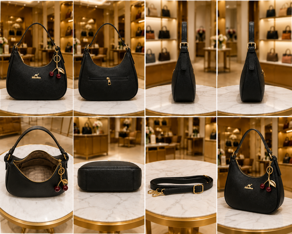 Luxury Women's Top Handle Handbag // Ladies Purse-AK 009-1-33