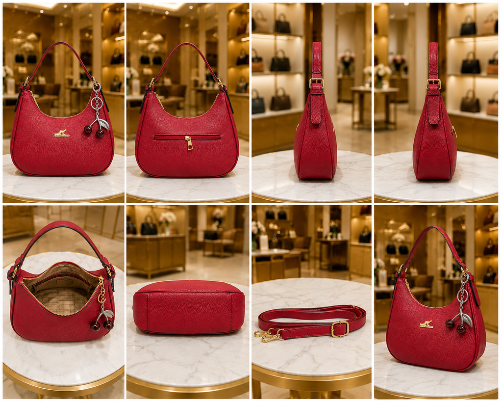 Luxury Women's Top Handle Handbag // Ladies Purse-AK 009-1-33