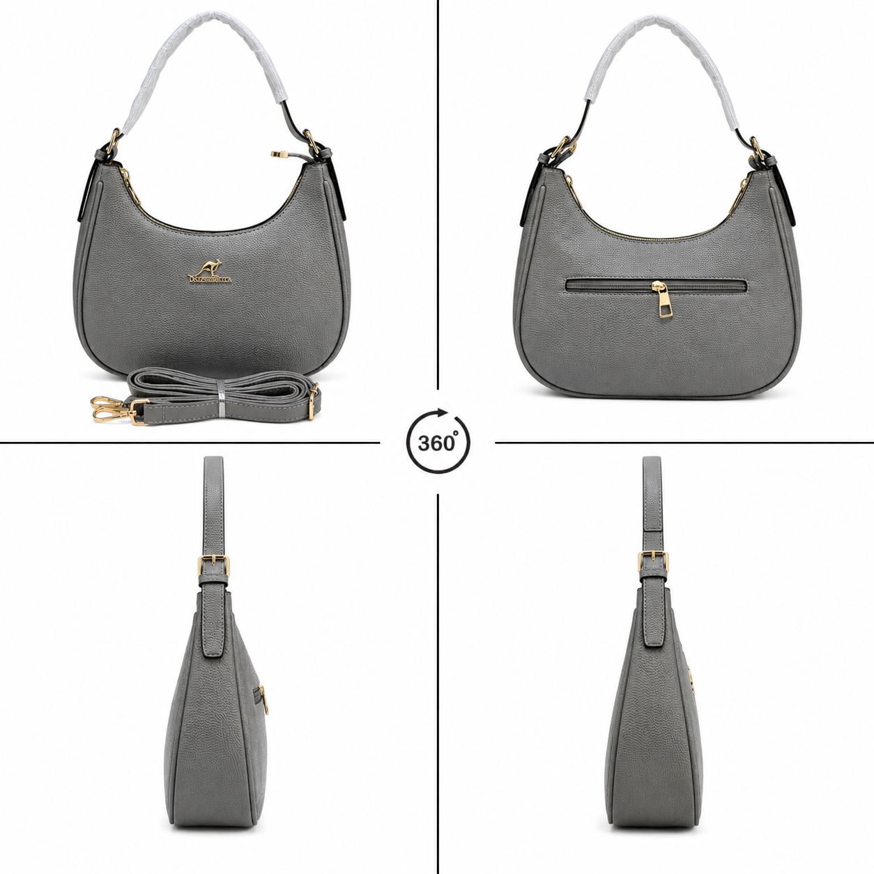 Luxury Women's Top Handle Handbag // Ladies Purse-AK 009-1-33