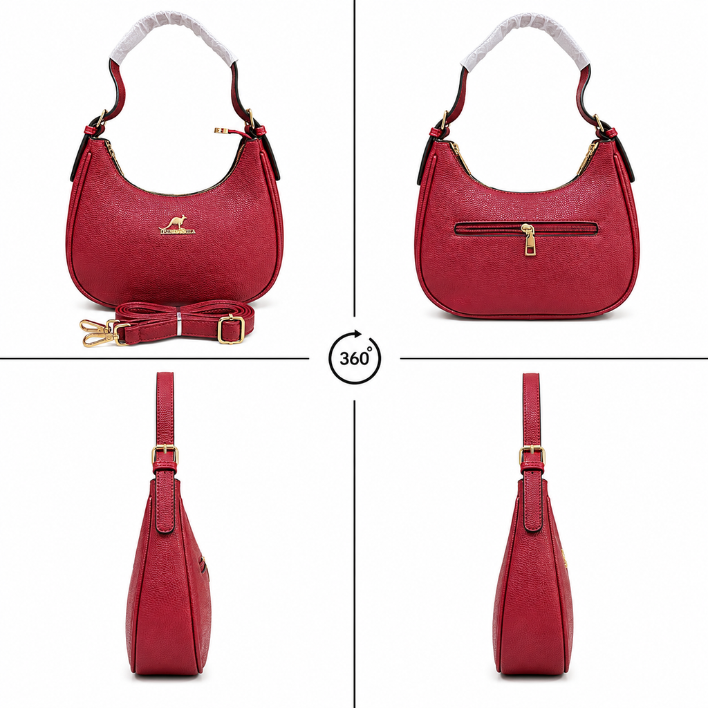 Luxury Women's Top Handle Handbag // Ladies Purse-AK 009-1-33