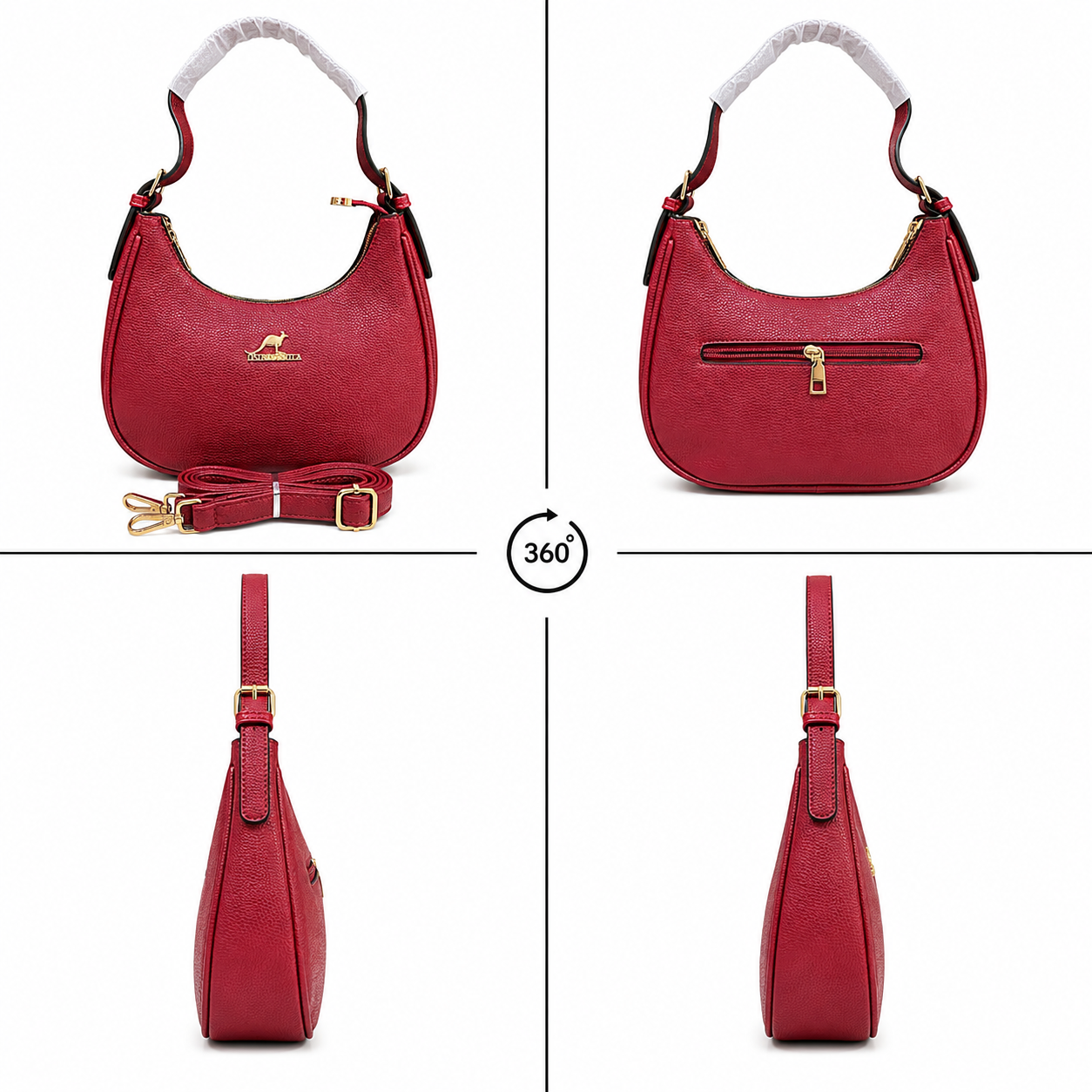 Luxury Women's Top Handle Handbag // Ladies Purse-AK 009-1-33