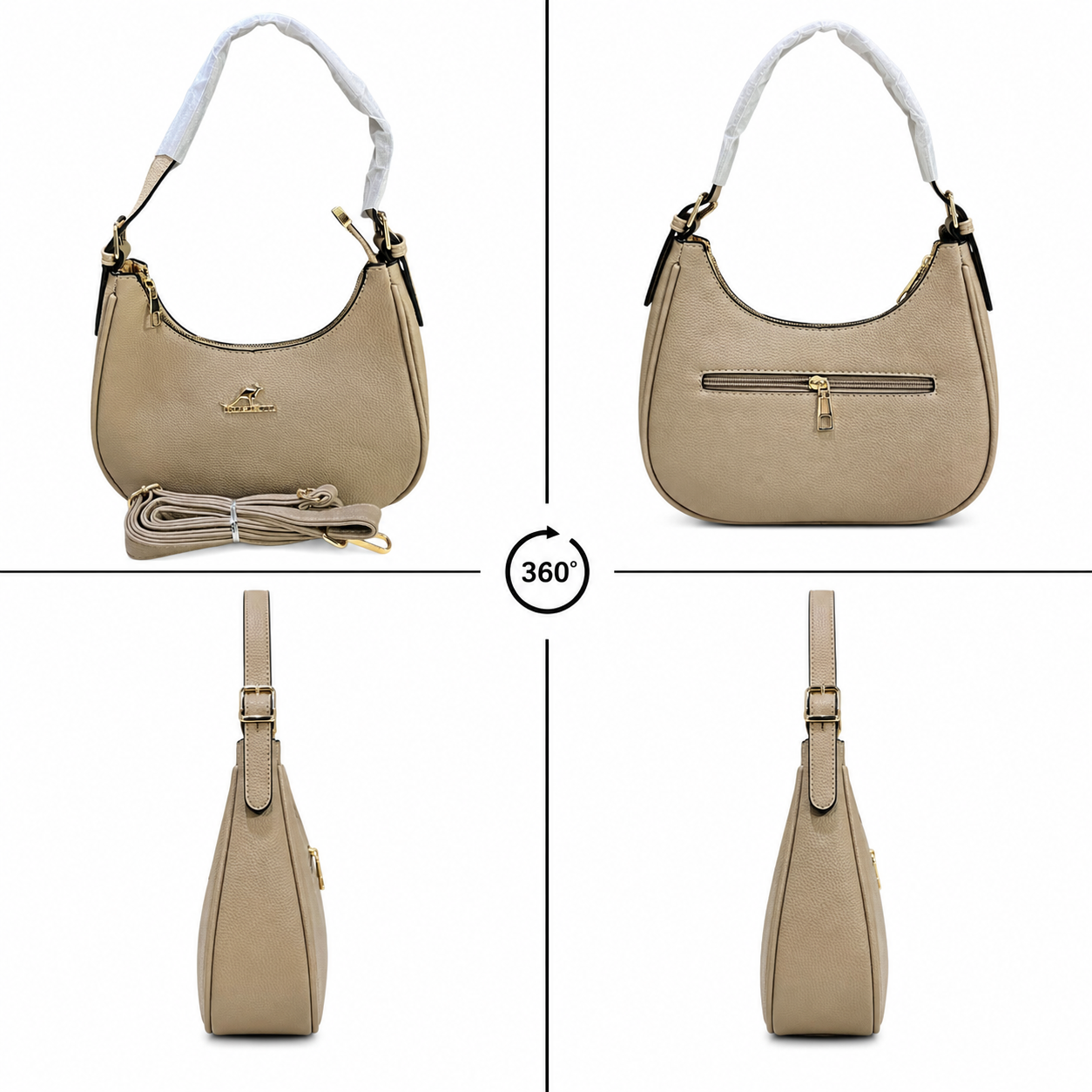 Luxury Women's Top Handle Handbag // Ladies Purse-AK 009-1-33