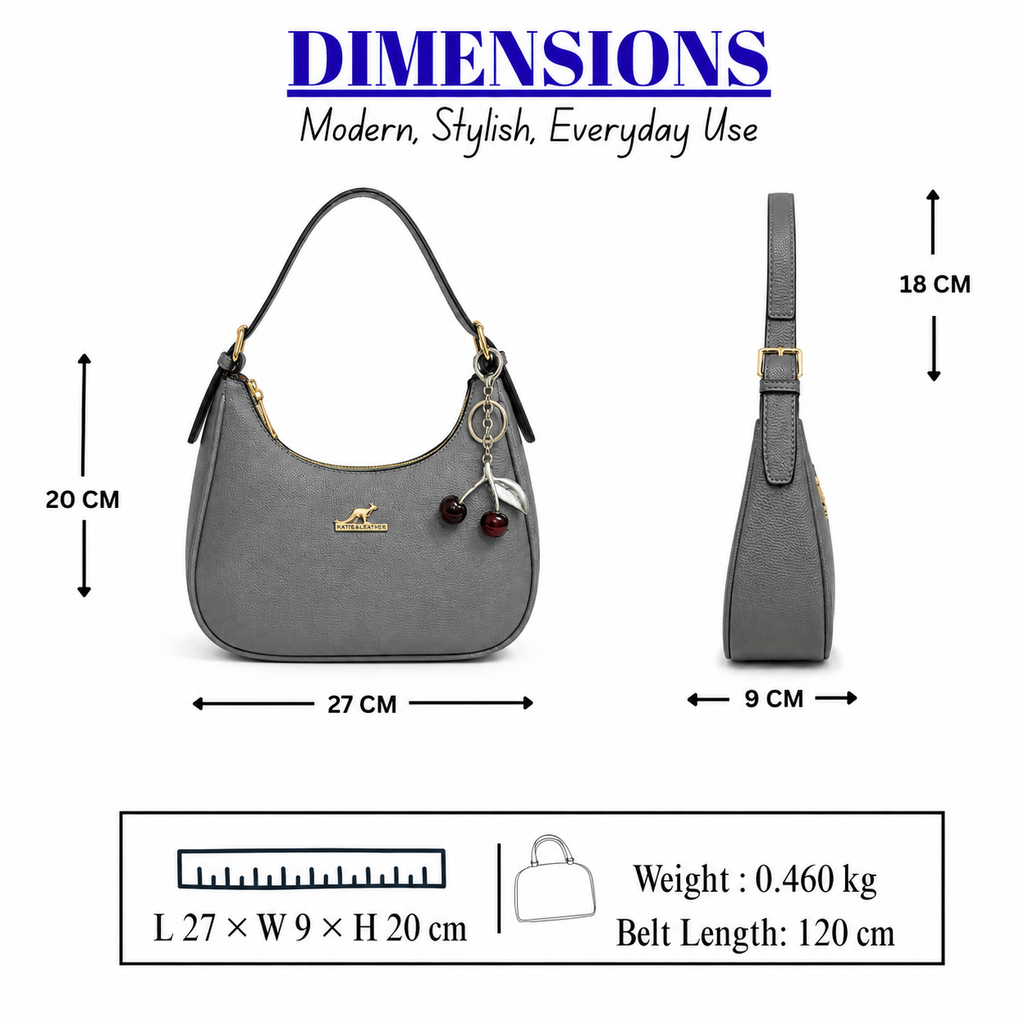Luxury Women's Top Handle Handbag // Ladies Purse-AK 009-1-33
