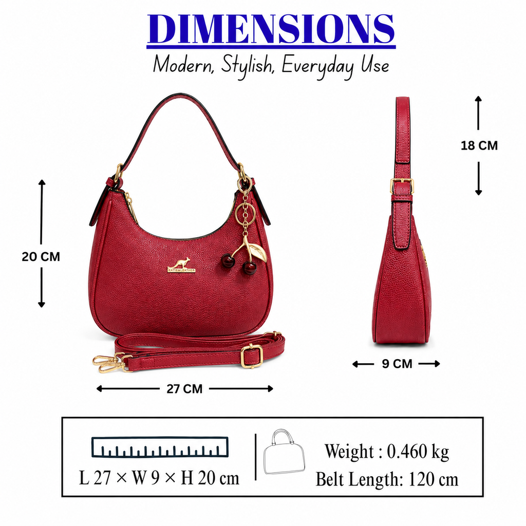Luxury Women's Top Handle Handbag // Ladies Purse-AK 009-1-33