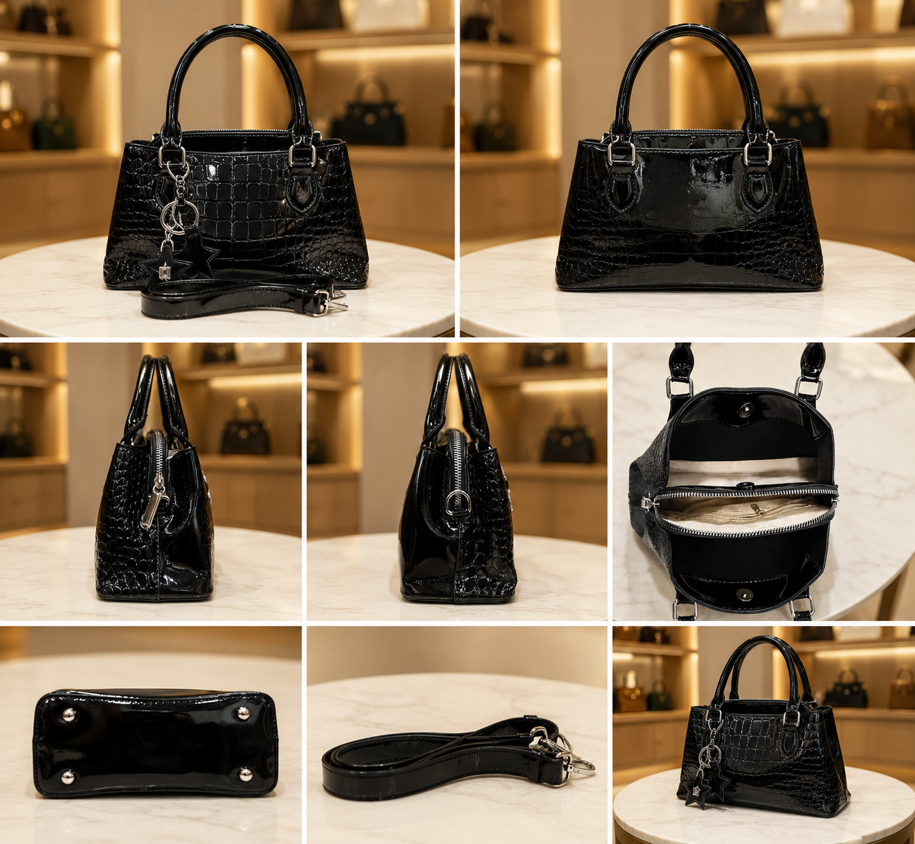 Premium Crocodile Pattern Tote / Sling Bag for Girls and Women AK-200-1