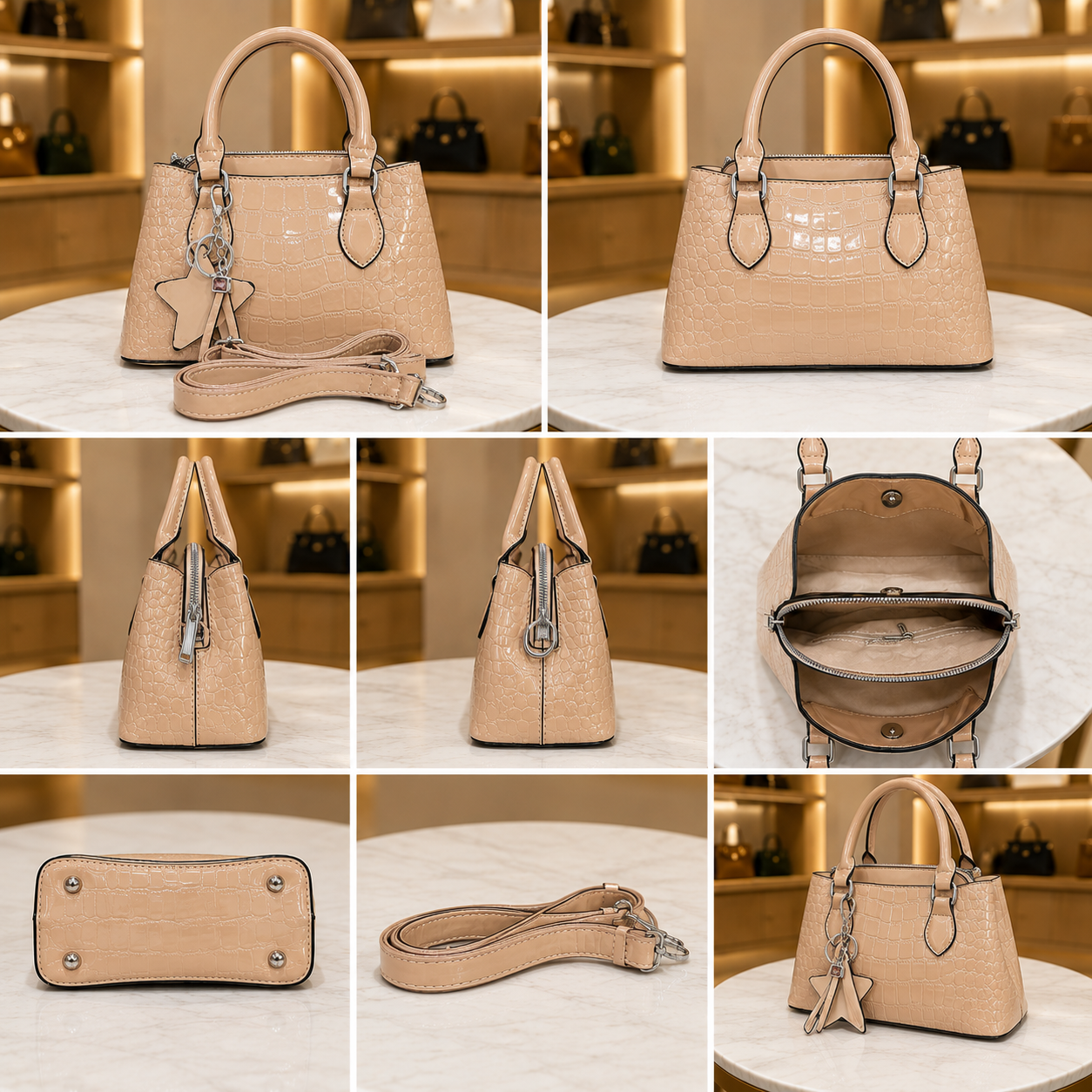 Premium Crocodile Pattern Tote / Sling Bag for Girls and Women AK-200-1