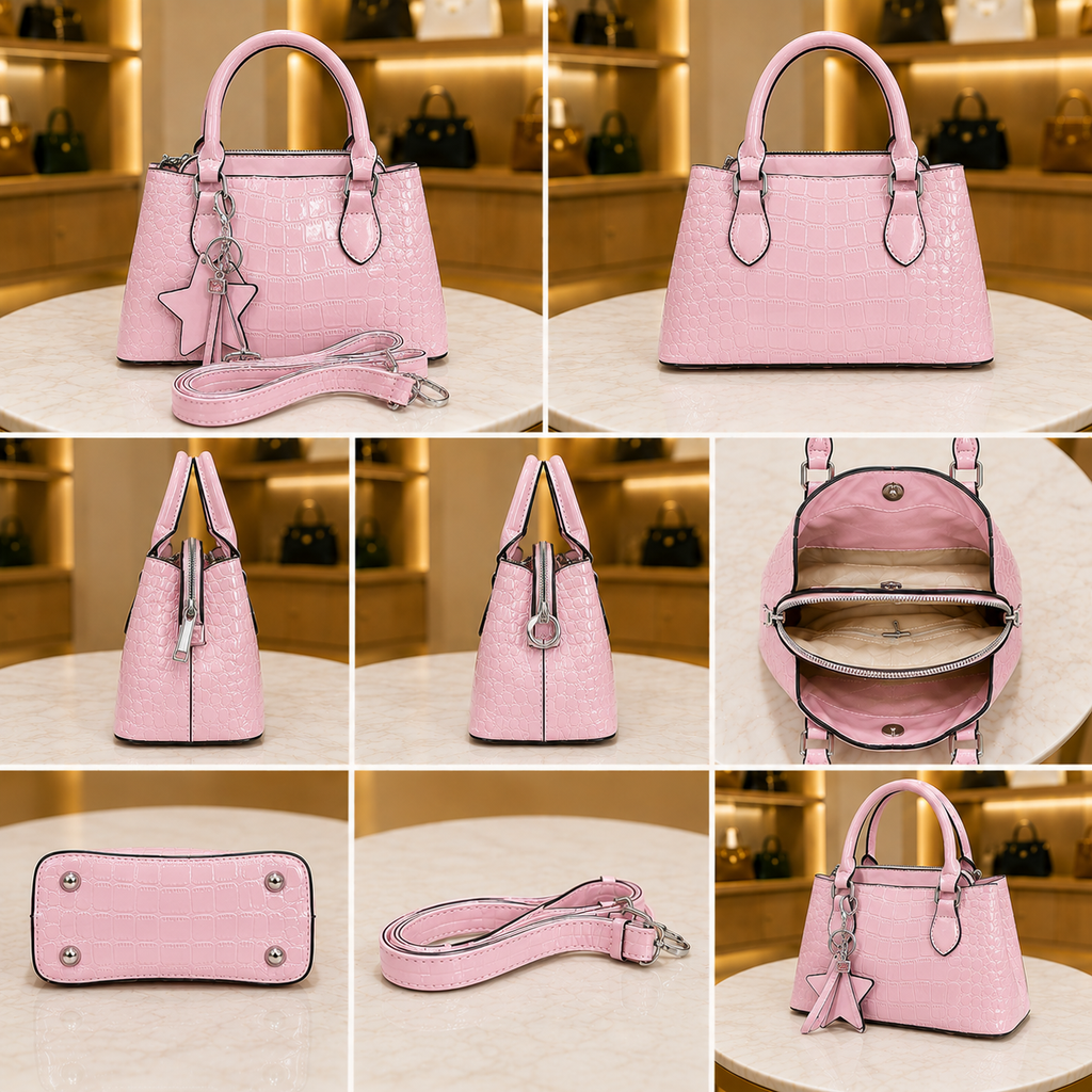 Premium Crocodile Pattern Tote / Sling Bag for Girls and Women AK-200-1
