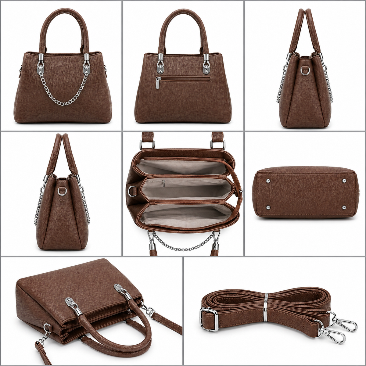 Women's Classic Tote & Satchel Bag // Ladies Purse AKP-555-2-39