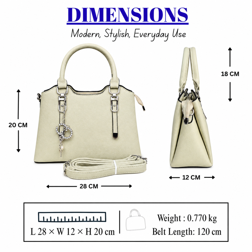 Chic Women's Structured Handbag // Ladies Purse –AK 22-1-41