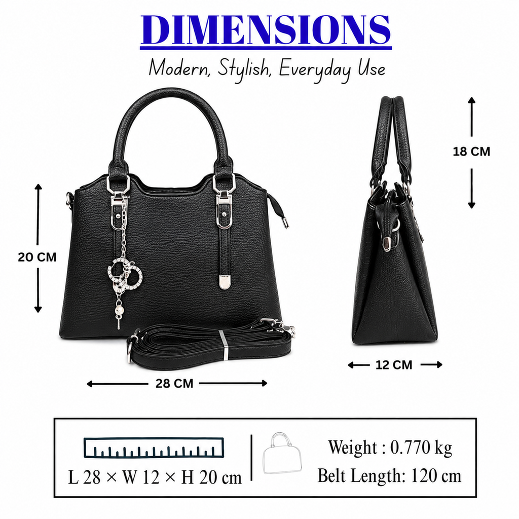 Chic Women's Structured Handbag // Ladies Purse –AK 22-1-41