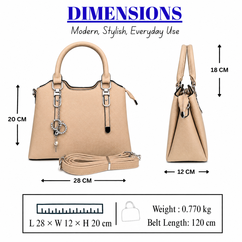 Chic Women's Structured Handbag // Ladies Purse –AK 22-1-41