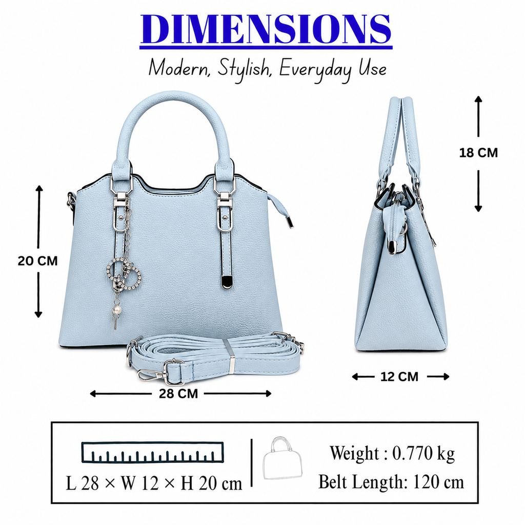 Chic Women's Structured Handbag // Ladies Purse –AK 22-1-41
