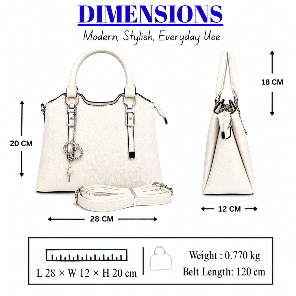 Chic Women's Structured Handbag // Ladies Purse –AK 22-1-41