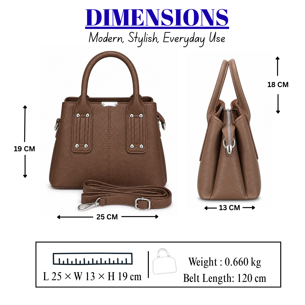 Women's Everyday Elegant Handbag// Ladies Purse –AK 222-5-39