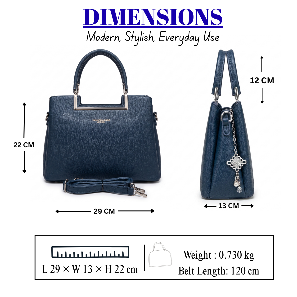 Women's Fashion Top Handle Bag // Ladies Purse- AKP-366-1-45