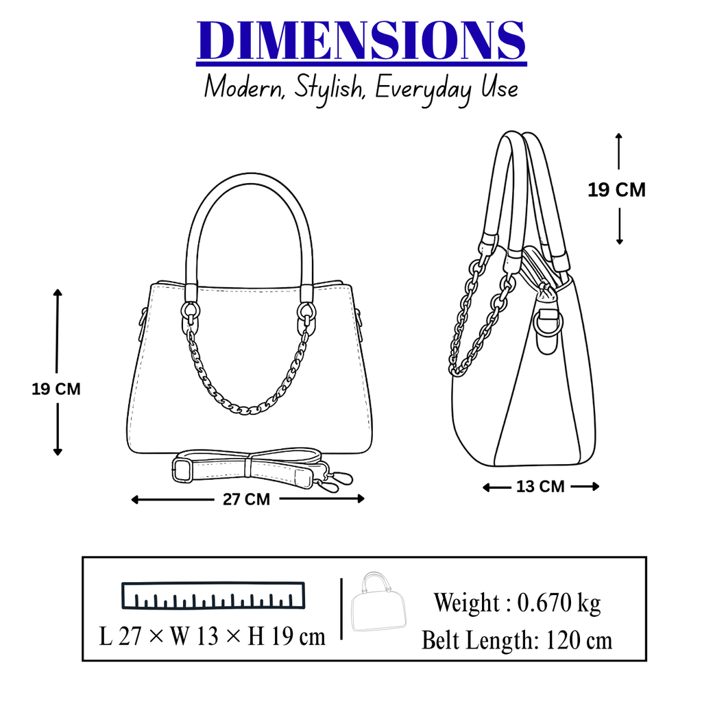 Women's Classic Tote & Satchel Bag // Ladies Purse AKP-555-2-39