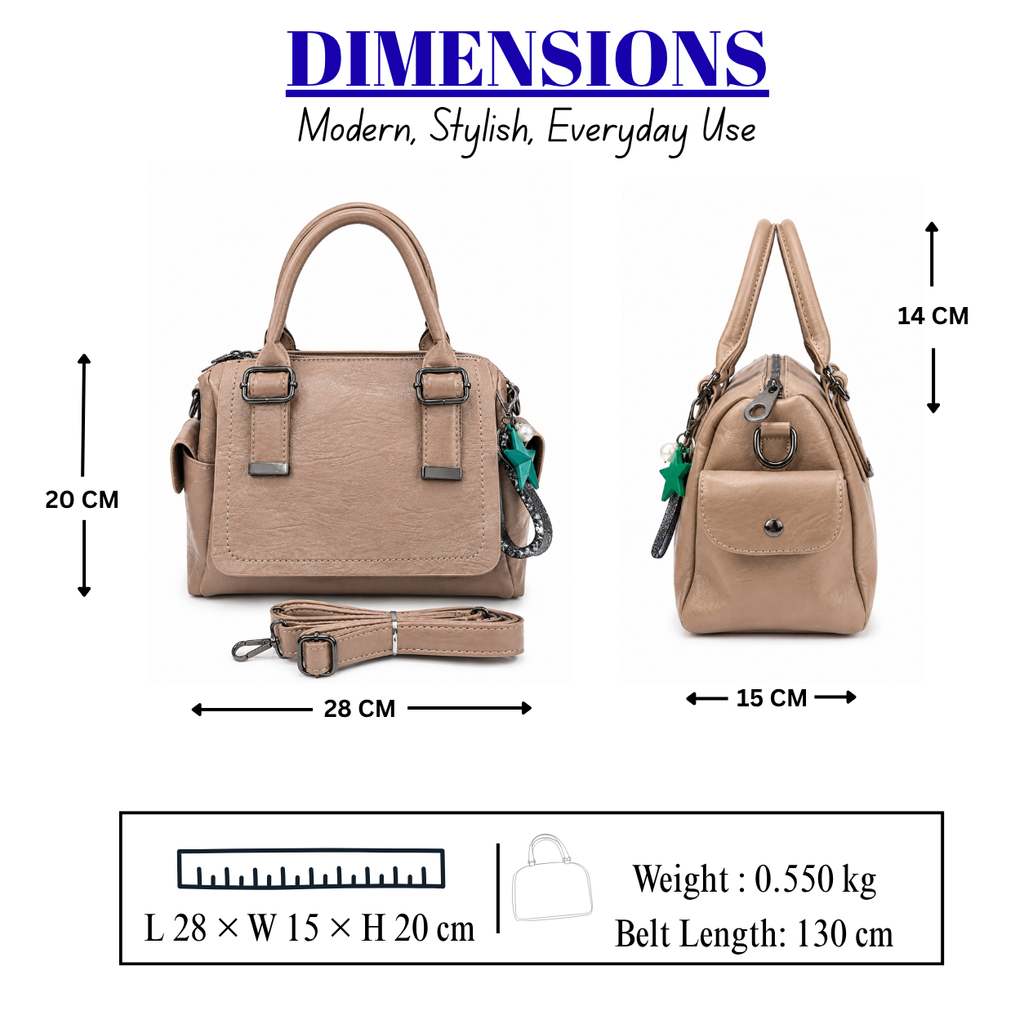 Premium Women's Fashion Handbag | Stylish PU Leather Shoulder-AK 8894-40