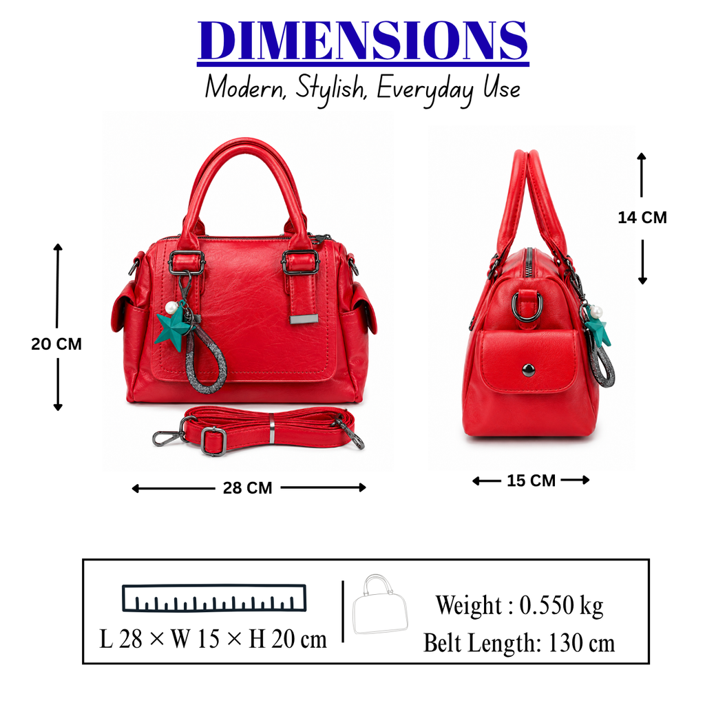 Premium Women's Fashion Handbag | Stylish PU Leather Shoulder-AK 8894-40