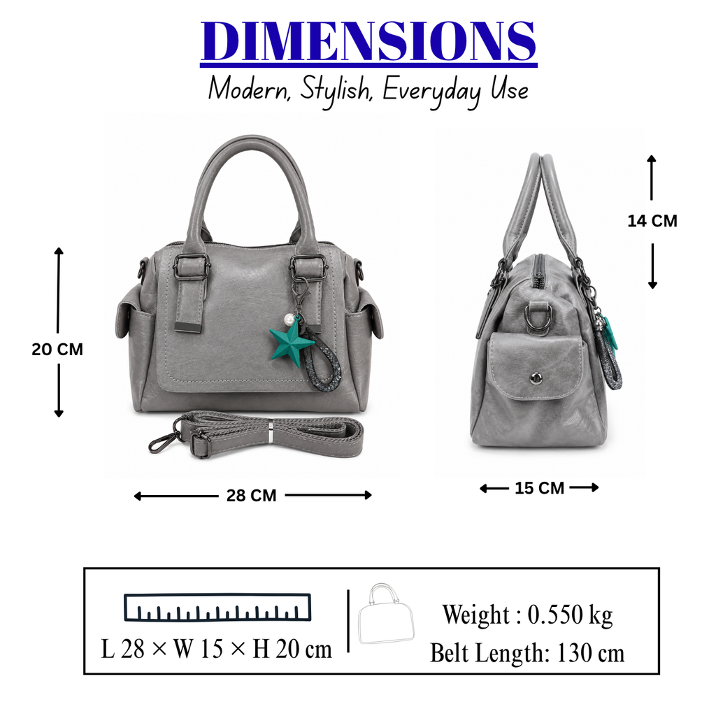 Premium Women's Fashion Handbag | Stylish PU Leather Shoulder-AK 8894-40